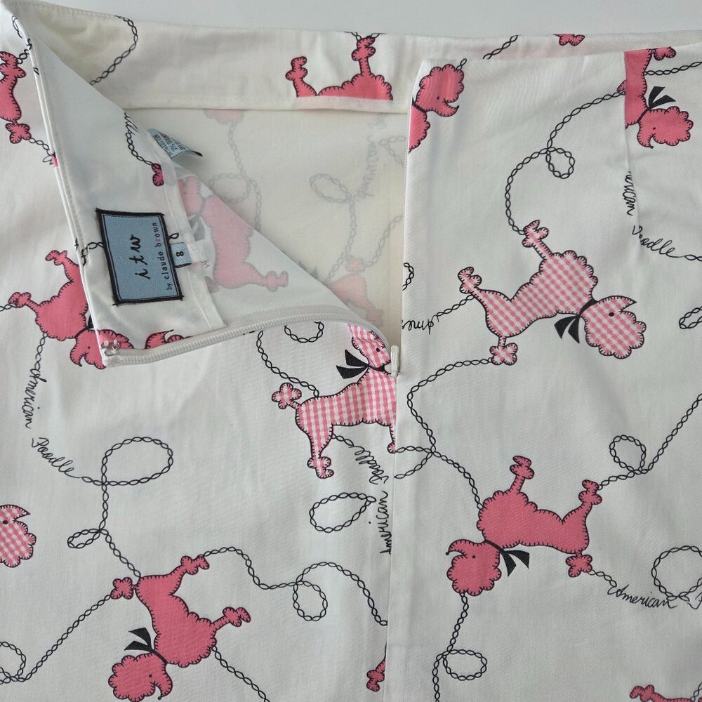 i.t.w. Claude Brown Poodle Skirt 8 - Picture 4 of 5